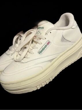 Reebok Women's Club C Extra Shoes Platforms
